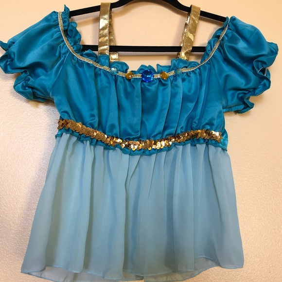 Disney Other - Princess Jasmine teal and gold Halloween🎃costume